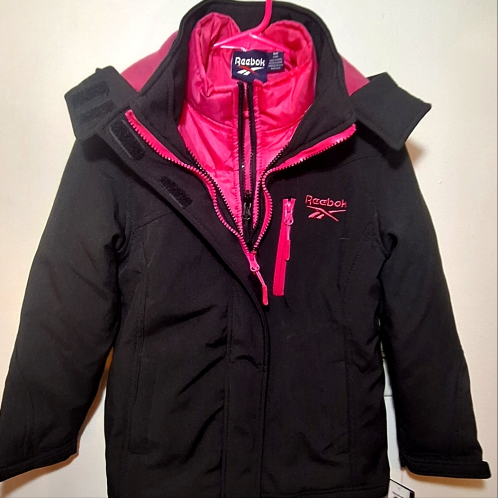 Reebok Girls size 7/8 3 in 1 Snowboarding Jacket